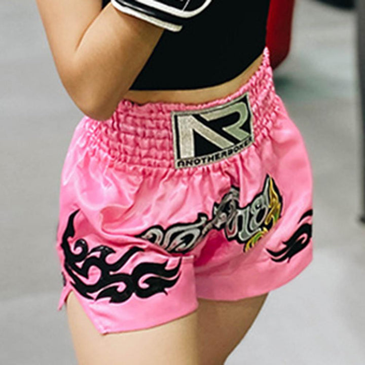 Premium Muay Thai Kickboxing Shorts – Unisex Martial Arts Training Pants, High Elasticity, Breathable with Cord Design for
