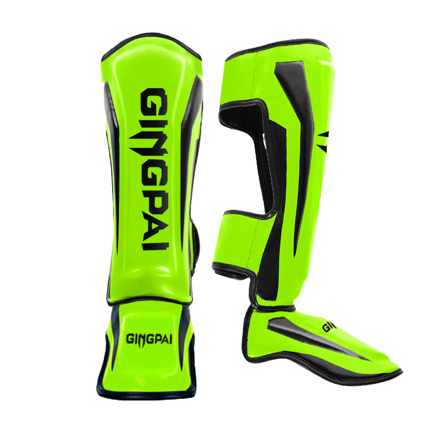 Premium Muay Thai Leg Protectors – High Quality Sanda Fighting Combo with Thickened Back Guard, Durable Leg Guards 