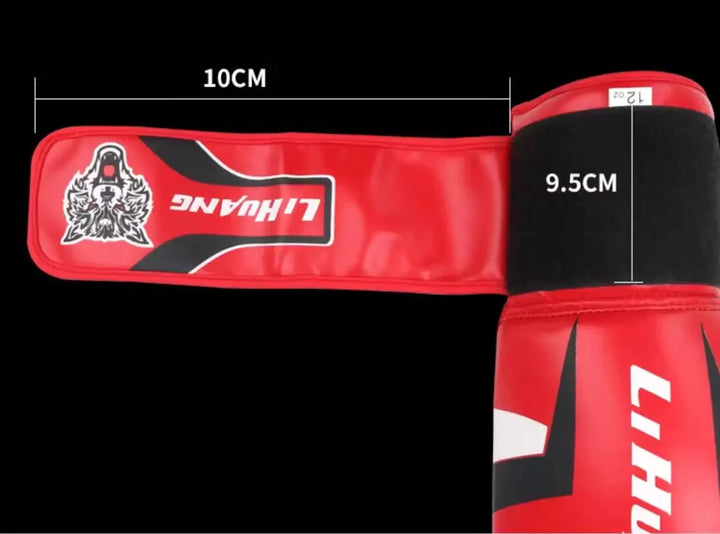 Premium PU Leather Boxing Gloves – Durable Training Gloves for Professional Fitness, Sparring, and Sandbag Work, Available in