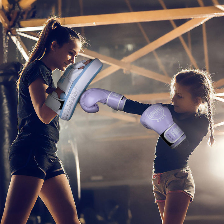 Premium Boxhandschuh- und Fußziel – Hochwertiges Schlagfokus-Pad für Muay Thai, Kickboxen, Sanda, Karate und Kampfsporttraining, verstärktes Fünf-Finger-Design, langlebige Handschuhe für Kinder und Erwachsene