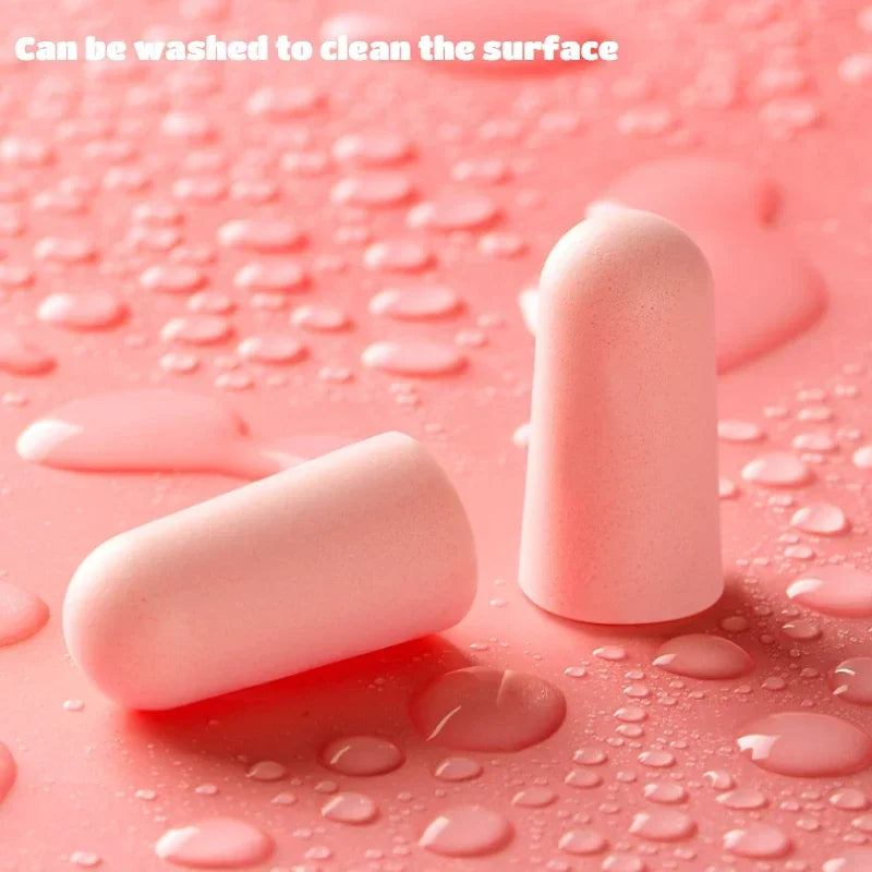 Premium Noise Reduction Earplugs - 10/24/60pcs Comfortable Soft Foam Ear Plugs for Sleep, Anti-Noise Ear Protector, Effective