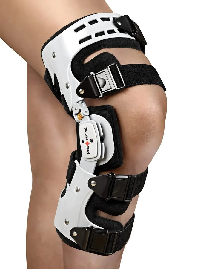 Premium Entlastungs-Kniebandage zur Linderung von Arthritis-Schmerzen, Unterstützung bei Osteoarthritis, verstellbarer ROM-Stabilisator, post-operative Genesung, Einheitsgröße, FDA-registriert
