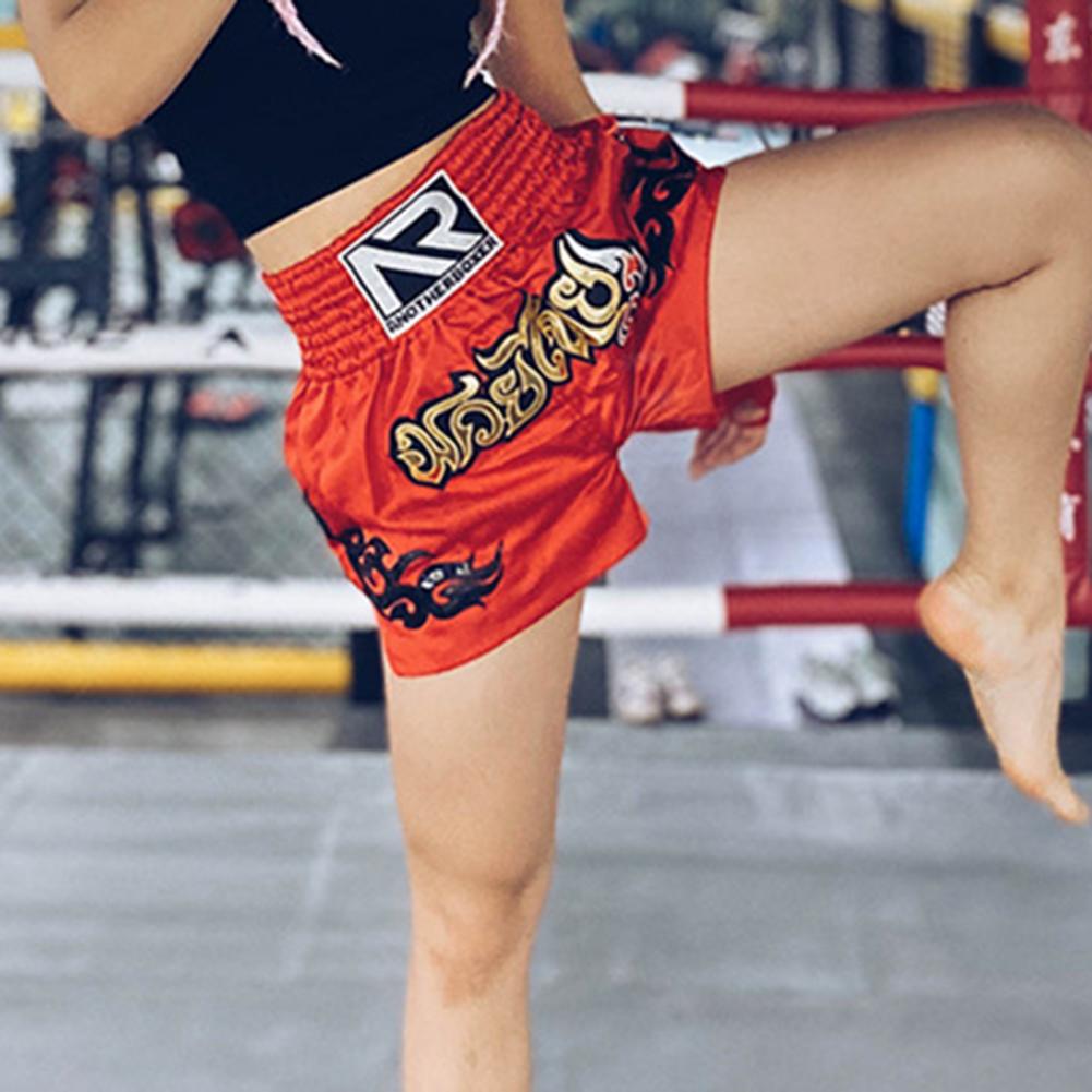 Premium Muay Thai Kickboxing Shorts – Unisex Martial Arts Training Pants, High Elasticity, Breathable with Cord Design for