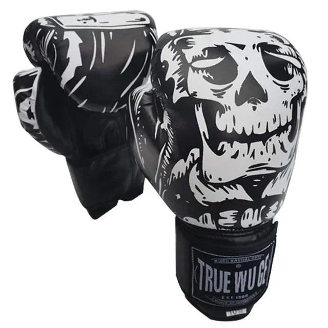Premium PU Leather Boxing Gloves – Durable Training Gloves for Professional Fitness, Sparring, and Sandbag Work, Available in