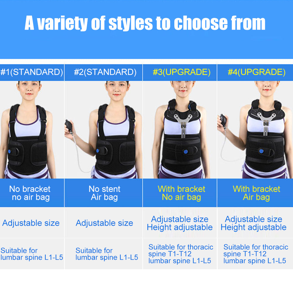 Premium Adjustable Back Brace Posture Corrector for Scoliosis & Hunchback Relief, Pain Relief, Lightweight & Breathable 