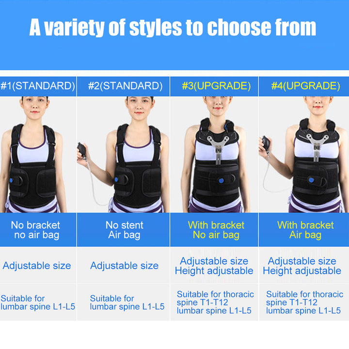Premium Adjustable Back Brace Posture Corrector for Scoliosis & Hunchback Relief, Pain Relief, Lightweight & Breathable 